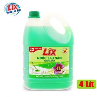 Nước Lau sàn LIX Hương Nắng Hạ Chai 4L