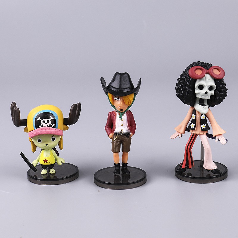 Bộ 6 mô hình One Piece Vua Hải Tặc Mô Hình Luffy OP01