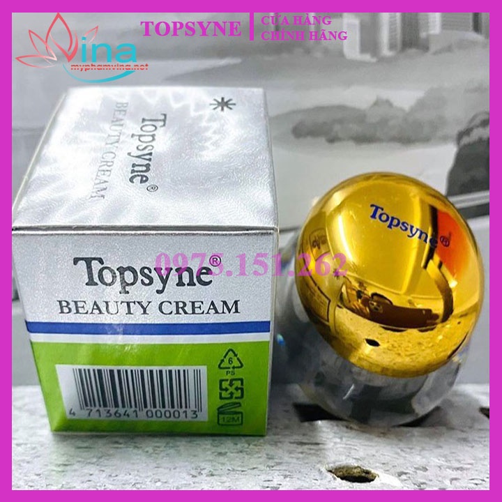 ✅ Chính hãng Kem dưỡng trắng  mụn thâm và nám Topsyne Beauty Cream 16g