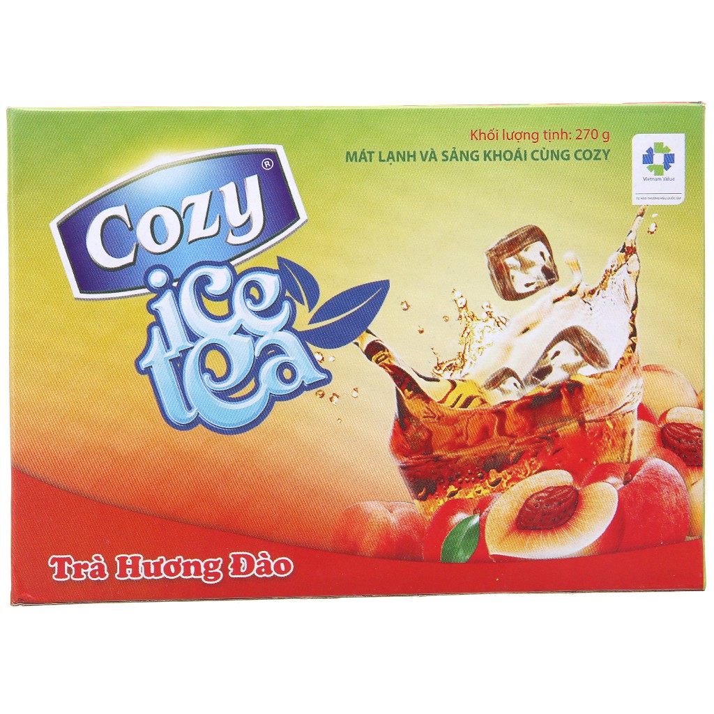 Trà Cozy Ice Tea hương đào 270g
