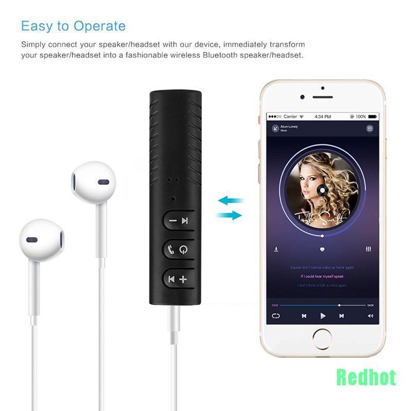 Thiết bị thu âm thanh Bluetooth không dây mini 3.5mm nhỏ gọn tiện lợi
