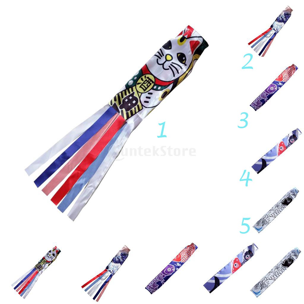 ✨Áo Thun In Hình Stok sedia ada Cá Tính✨Cờ Cá Chép Koinobori Phong Cách Nhật Bản