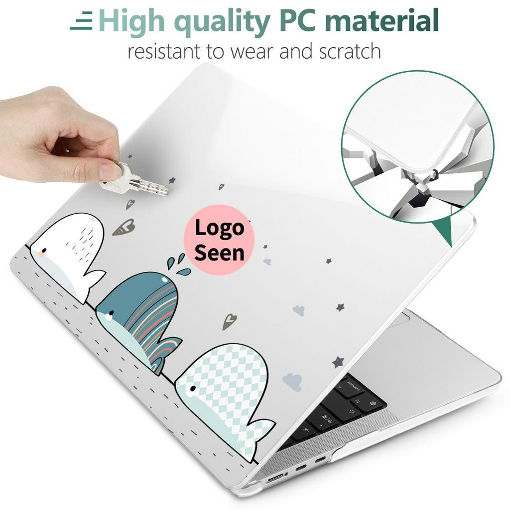 Ốp Điện Thoại Trong Suốt 4 Trong 1 Cho MacBook Pro Air M2 M1 A2681 A2779 A2337 A2338 Air11 12 13 A2179 A1932 A1466 Pro13 14 15 16 2023 A2780 A242 A199 A2159 A217 A217 A19 A219 A19 A19 A19 A30