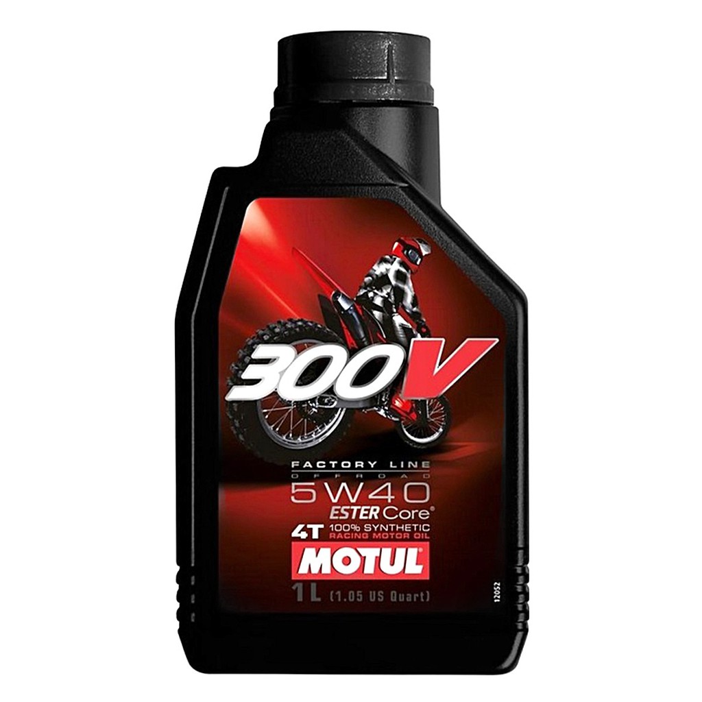 Nhớt chuyên giành cho xe moto phân khối lớn Motul 300V Factory Line 10W40 1L chính hãng