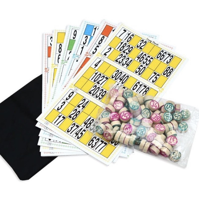 Bộ Trò Chơi Lô Tô Giấy (Bingo Lotto Việt Nam)