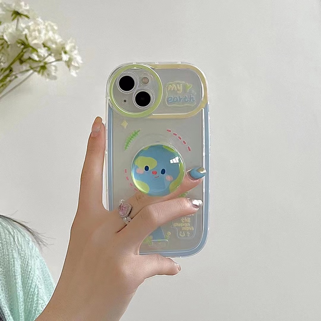 Ốp Điện Thoại Thiết Kế Giá Đỡ Quả Cầu Pha Lê Cho iPhone 12 13 11 Pro Max X Xs Max Xr ghfd