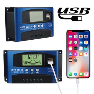 Bộ Điều Khiển Sạc Năng Lượng Mặt Trời MPPT 100A 12V / 24V