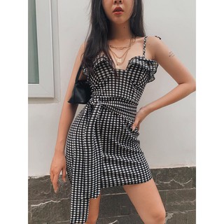 ĐẦM CARO CÚP NGỰC ĐEN