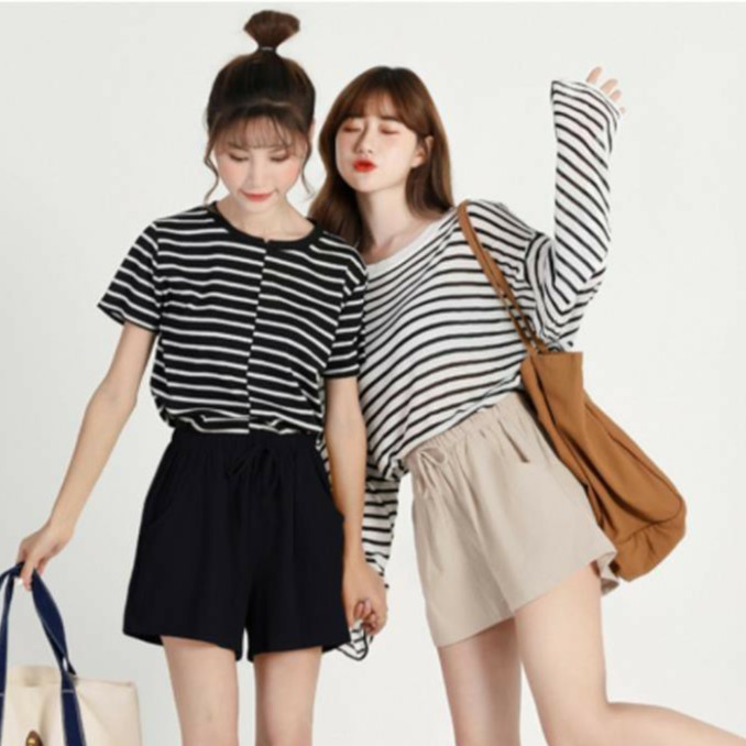 Bigsize Quần đùi đũi nữ mát ,nhẹ chống nhăn 60-90KG