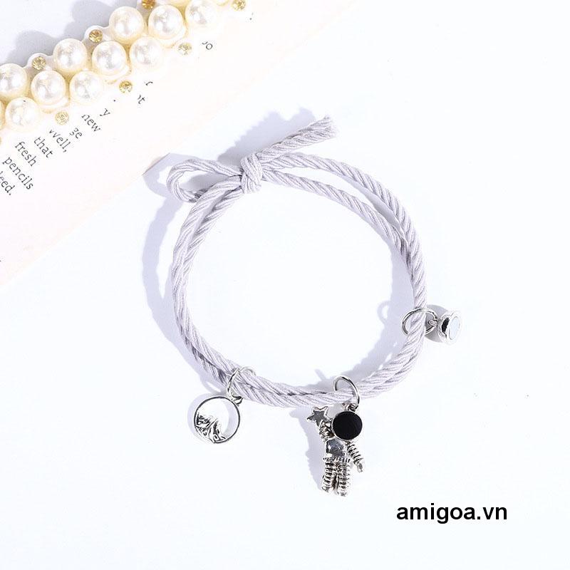✨✨Vòng tay dây thừng mặt hình phi hành gia hái sao dành cho cặp đôi