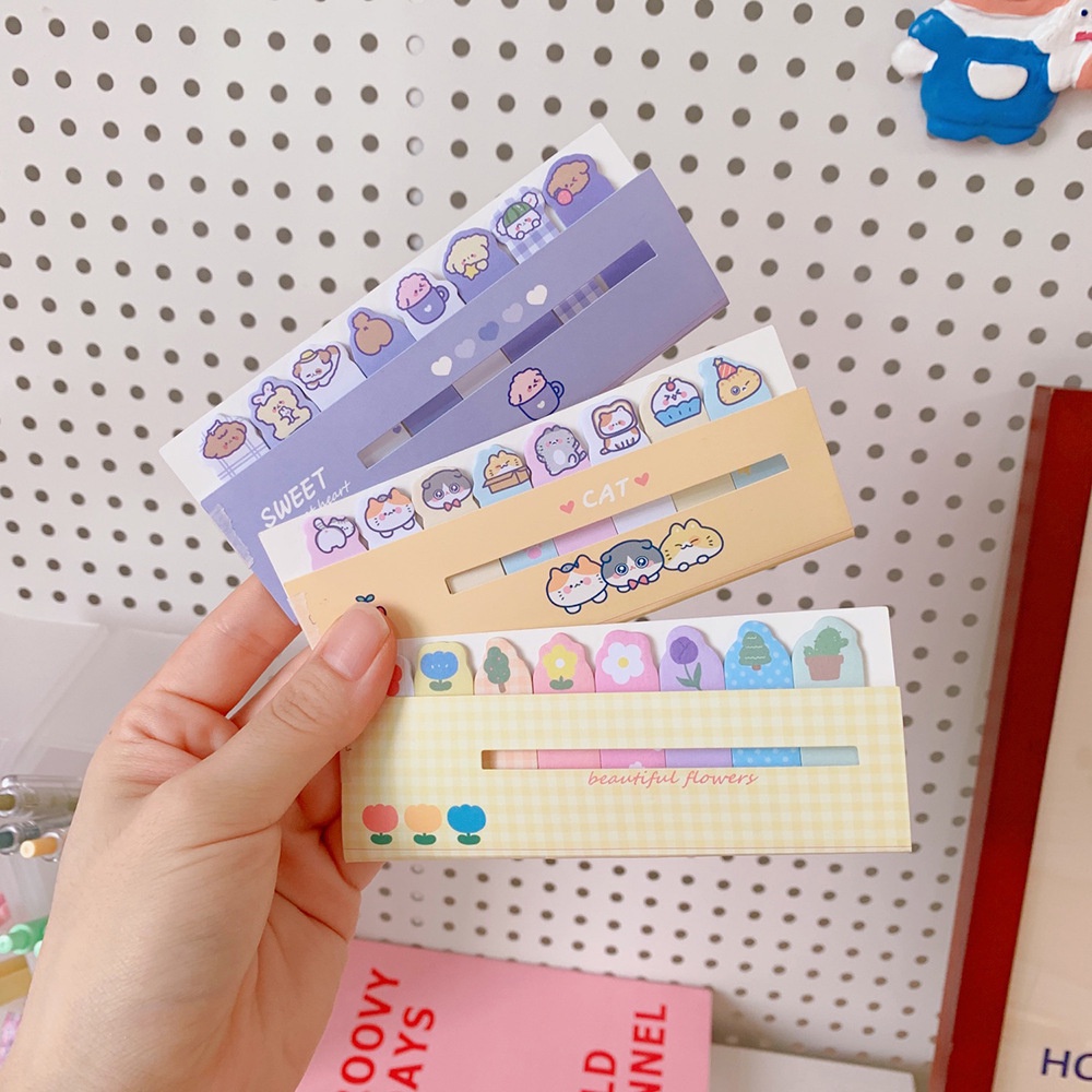 Miếng Dán Giấy Nhớ Note Bookmark Ghi Chú Phân Trang Tab Sticker