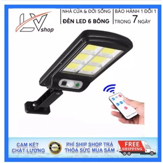 Đèn Năng Lượng Mặt Trời 6 Led (Loại Nhỏ Gắn Sân Vườn)