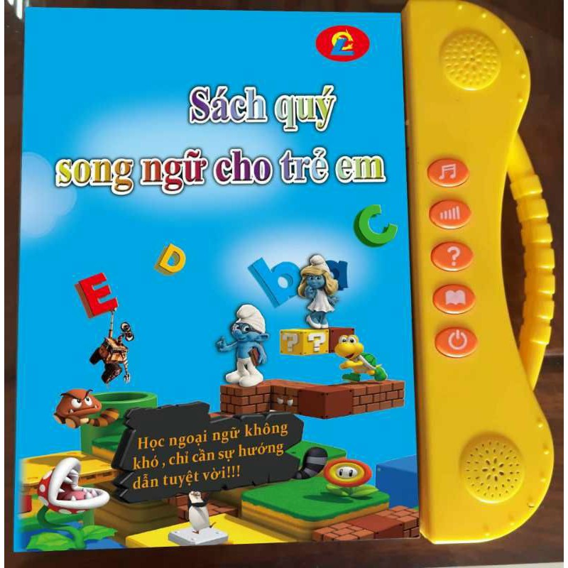 sp110 Sỉ Sách nói song ngữ điện tử Anh -Việt cho bé