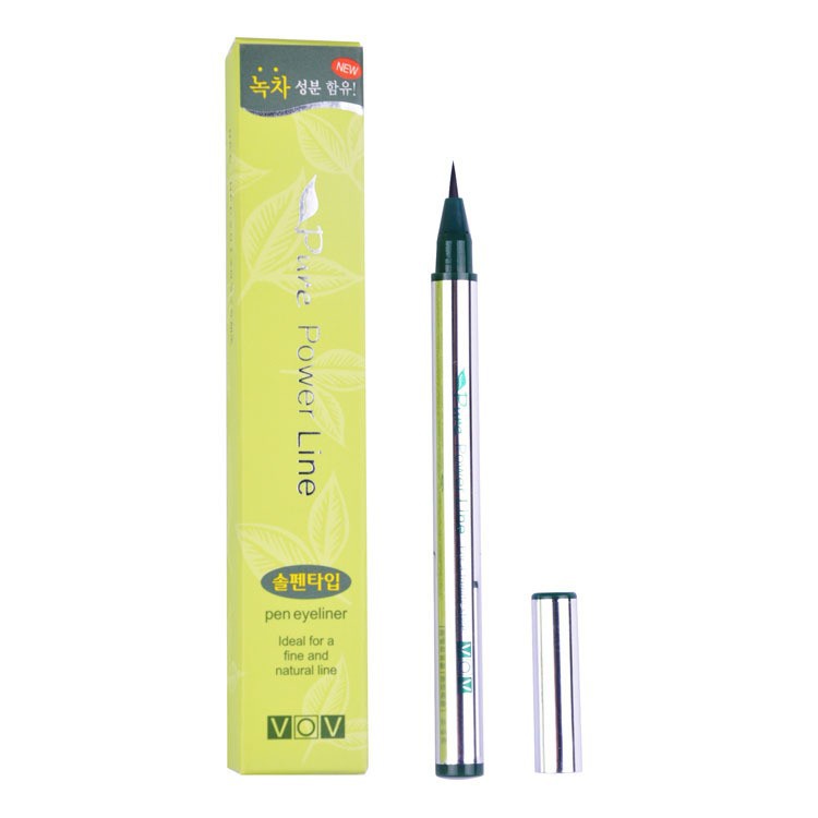 Bút lông kẻ mắt nước không lem VOV trà xanh - BX3807