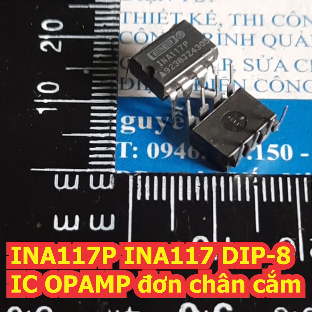 INA117P INA117 DIP-8 IC OPAMP đơn chân cắm kde7369