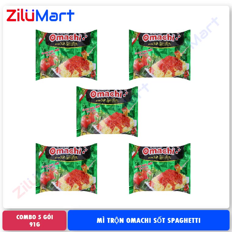 Mì trộn Omachi xốt Spaghetti  loại 91g