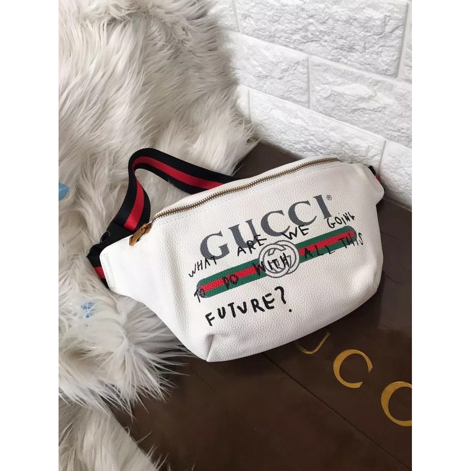 Túi Đeo Chéo Gucci Thời Trang Cho Nam Nữ Đen