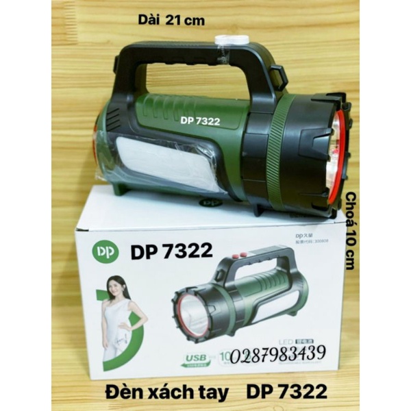 Đèn Pin Sạc Xách Tay Siêu Sáng DP-7322