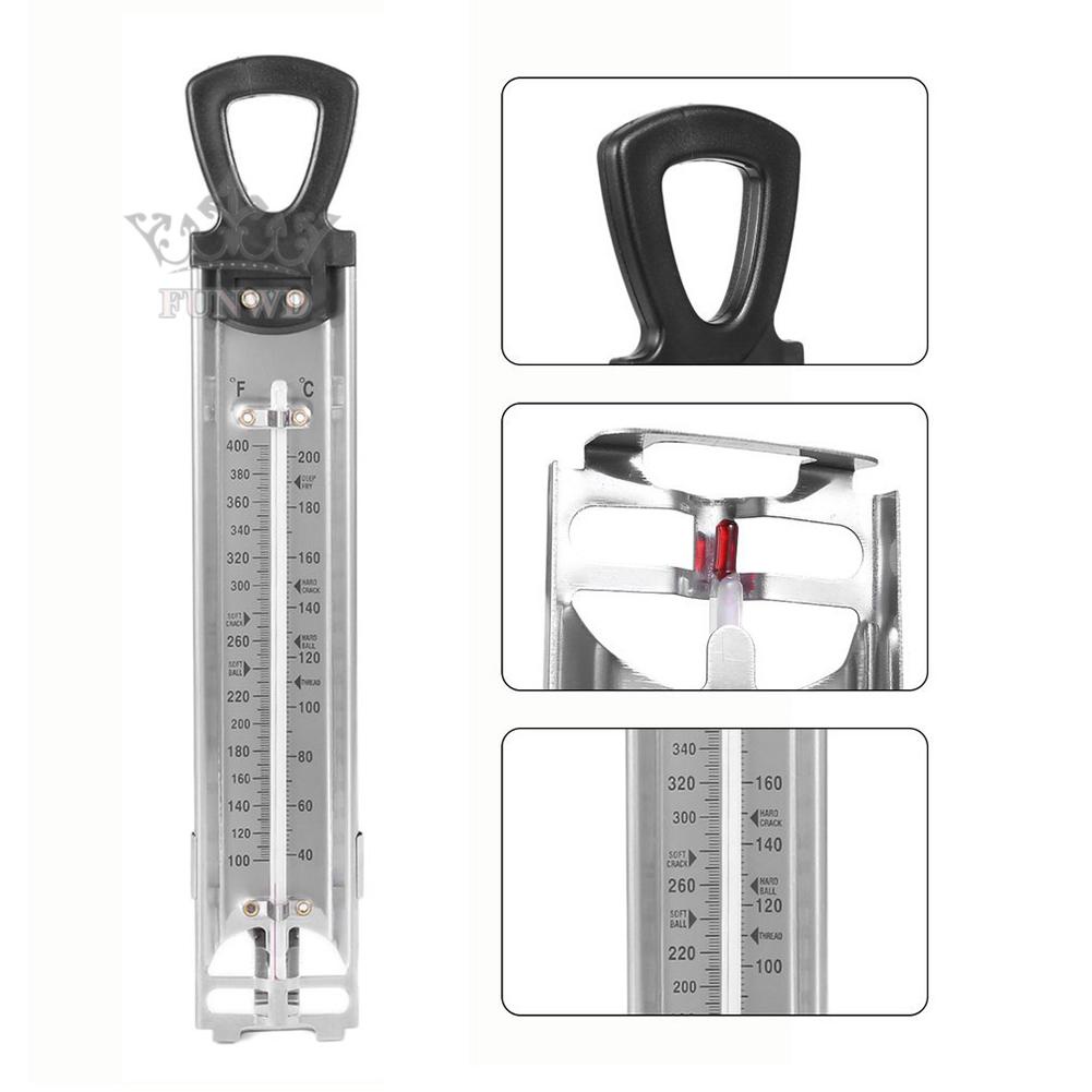 【FUNWD】Thermometer Thermometer Transparent PVC Shell Candy Home Cooking Hanging