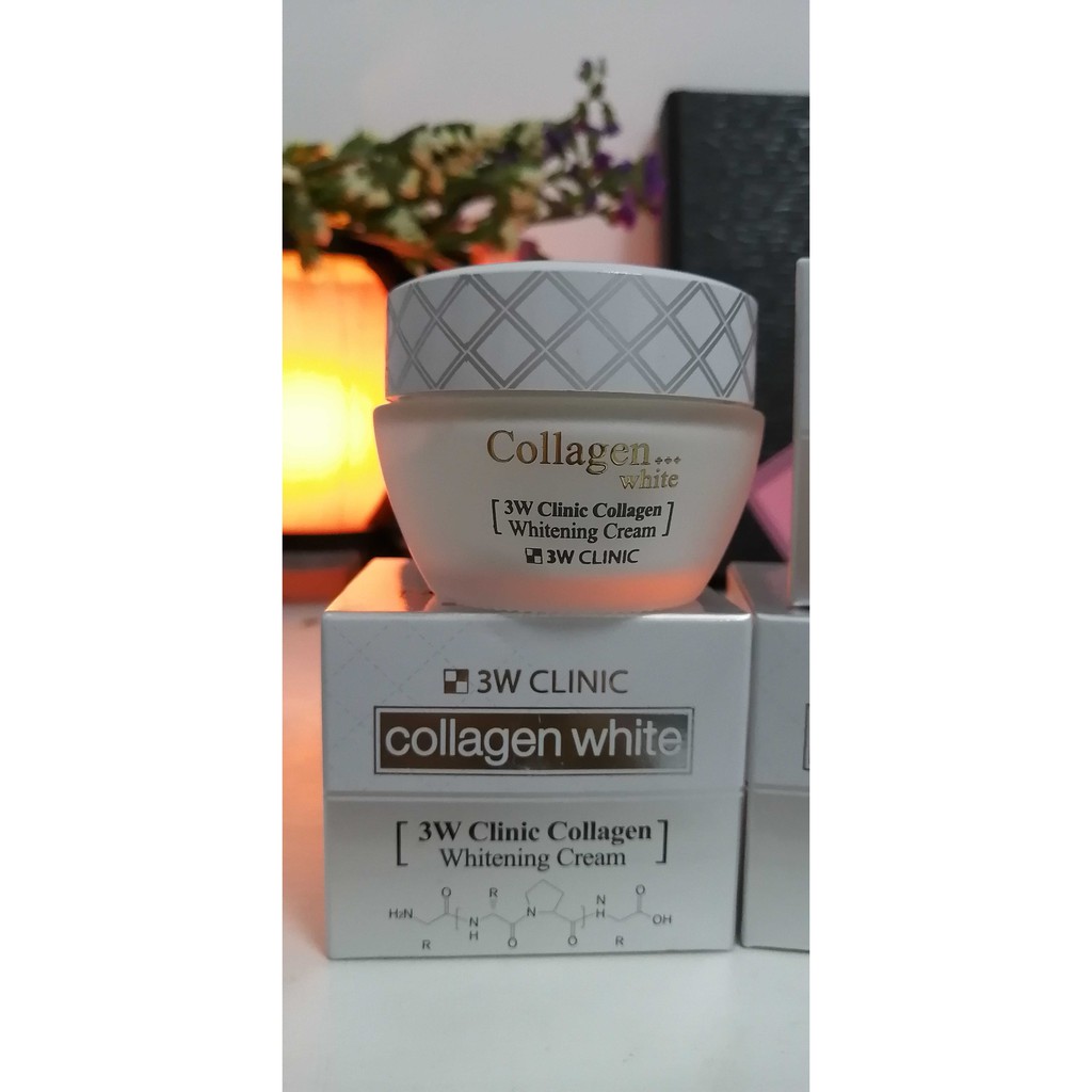 Kem Dưỡng Trắng Sáng Da 3W Clinic Collagen White