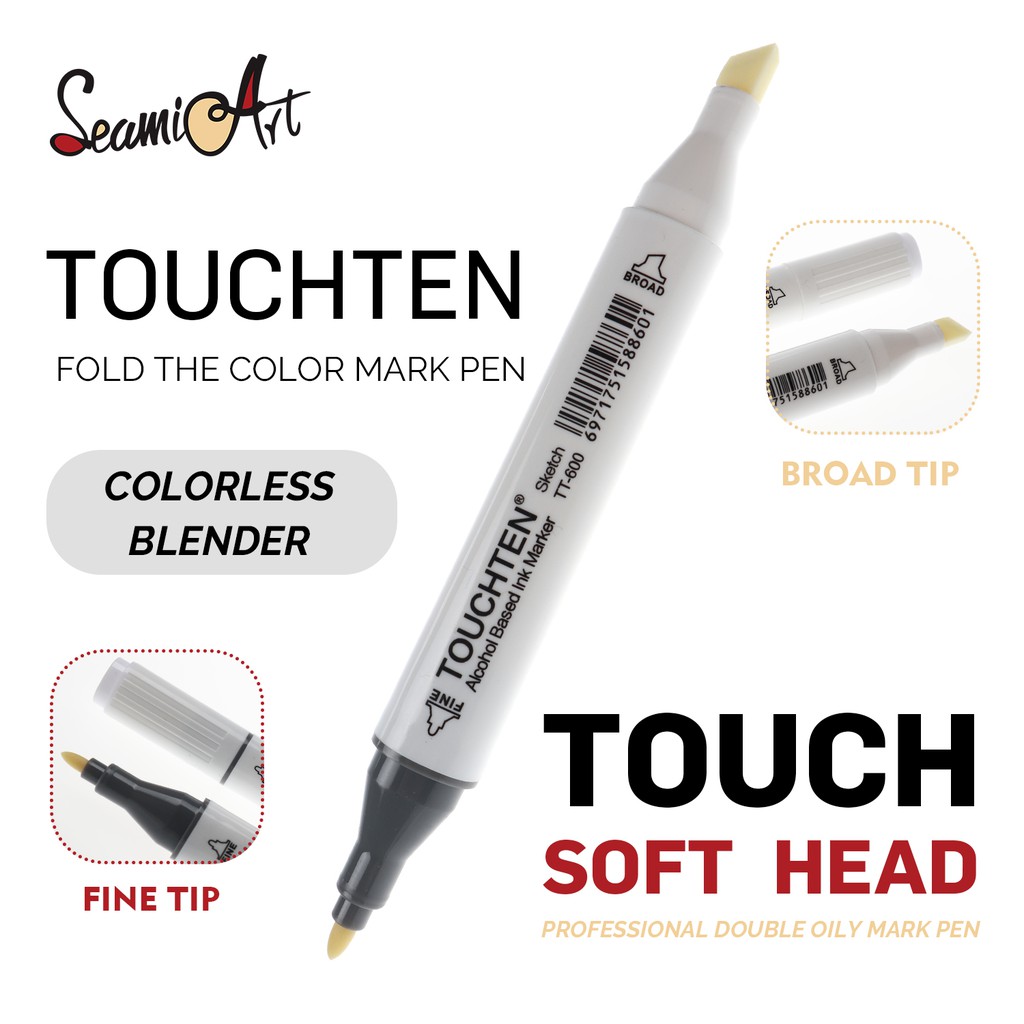 Anime Design Drawing Supplies Colorless Markers seamiart  0, 1pc 152mm