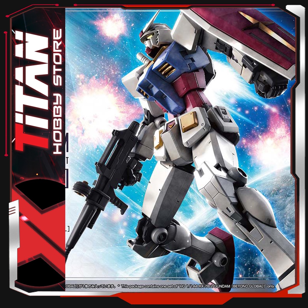 Mô hình lắp ráp Gunpla HG 1/144 RX-78-2 GUNDAM [BEYOND GLOBAL] Gundam Bandai Japan