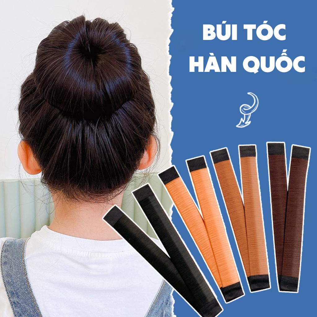 Búi Tóc Tròn, Dây Chun Buộc Tóc Cuộn Tròn Bé Gái, Dây Thun Buộc Tóc Hàng Cao Cấp