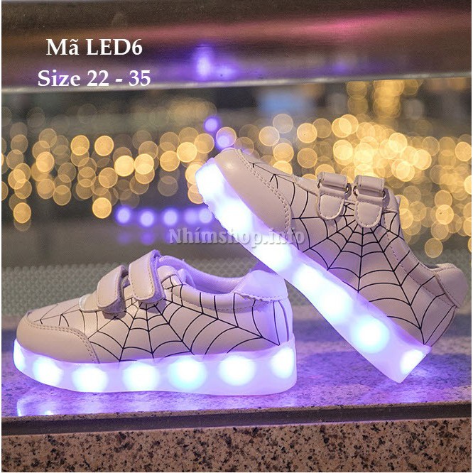 Giày Phát Sáng Cho Bé 2 - 10 Tuổi LED6