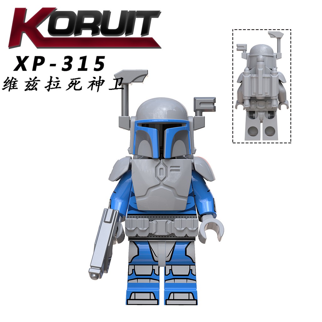 Minifigures Các Mẫu Nhân Vật Mandalorian Trong Star War Phần Mới Ra Trang Bị Áo Giáp Đầy Đủ KT1041