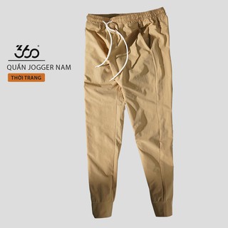 Quần jogger vải nam 360 BOUTIQUE bó gấu thời trang - QGGTK102
