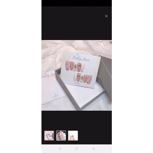 IN THEO YÊU CẦU Tag NHÃN MÁC phụ kiện nail giả