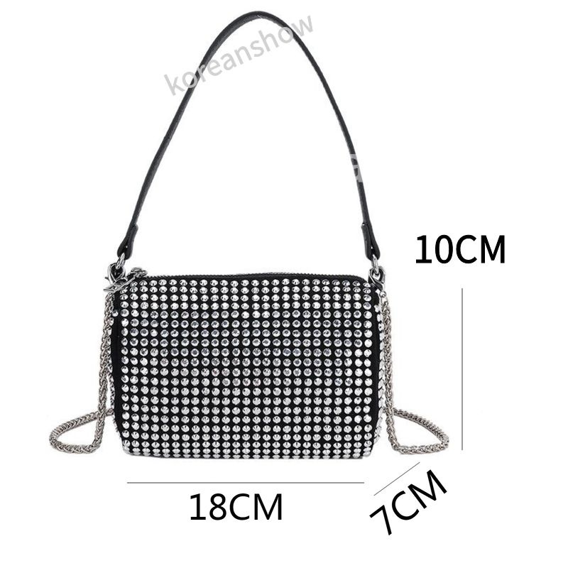 Thời Trang Giá Rẻ Túi Da Đeo Chéo Hộp Vuông Dây Xích Túi Xách Nữ Đẹp Hàn Quốc