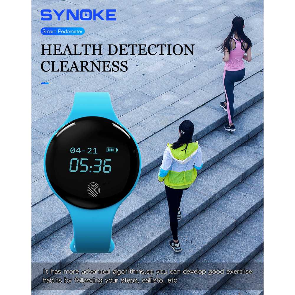 Synoke Đồng Hồ Thông Minh Đếm Bước Chân Kỹ Thuật Số Synoke Fitband-9200