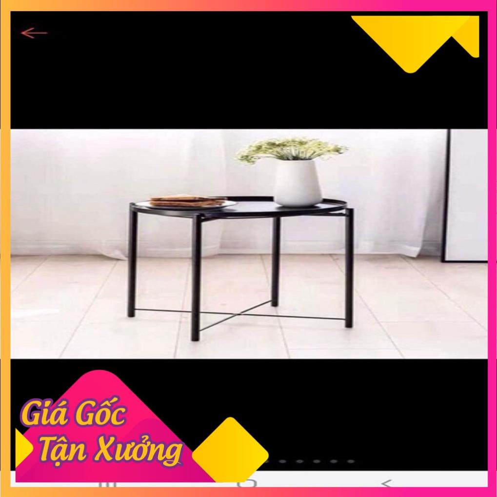 Bàn trà chanh tra đá chân gấp gọn