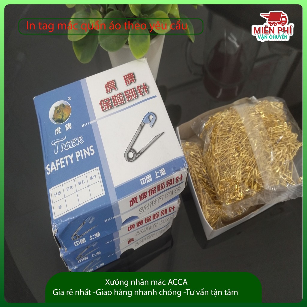 KIM BĂNG NHỎ 1 HỘP KIM BĂNG 1000 CÁI KÍCH THƯỚC 0.5 cm*2 cm GHIM TÂY