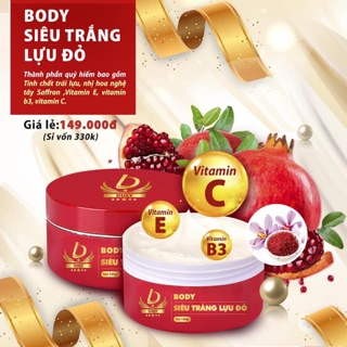 Combo 3 hủ kem lựu đỏ