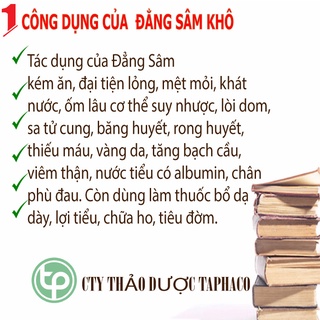 [Hàng Công Ty] - Đắng sâm (lộ đẳng sâm) sấy khô - tấn phát - túi lớn 500gram