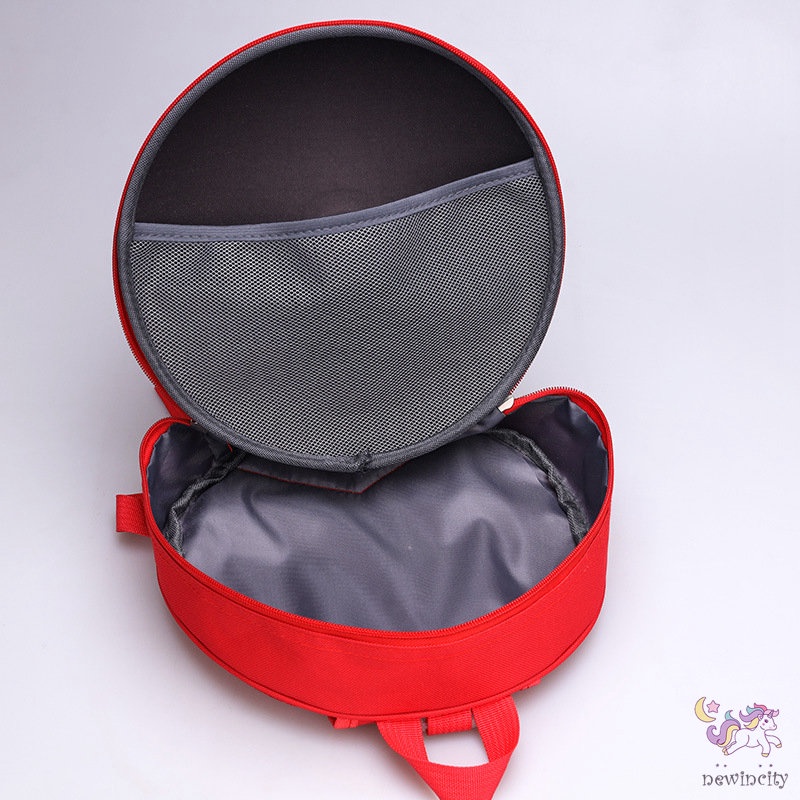 Balo Đi Học Hình Tròn Họa Tiết Hoạt Hình Phong Cách Hàn Quốc Cho Trẻ Em