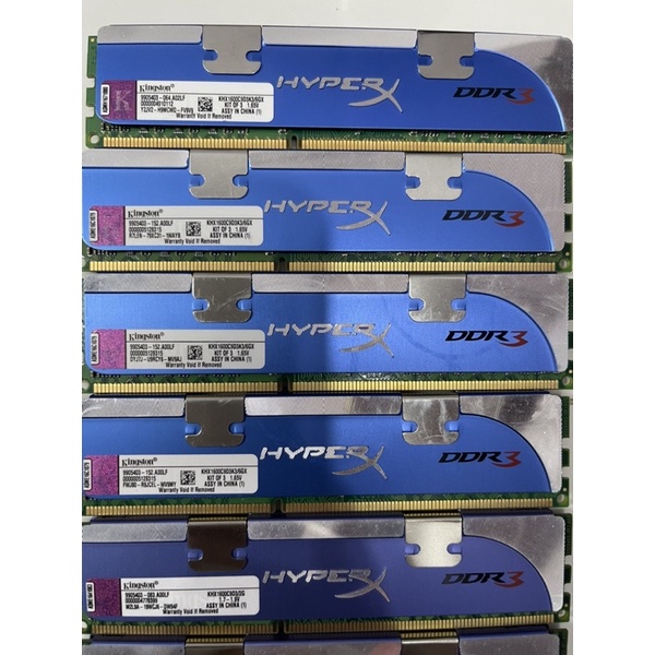 Ram Ddr3 2gb 1333/1600 Kingston Tản nhiệt, ram tháo máy