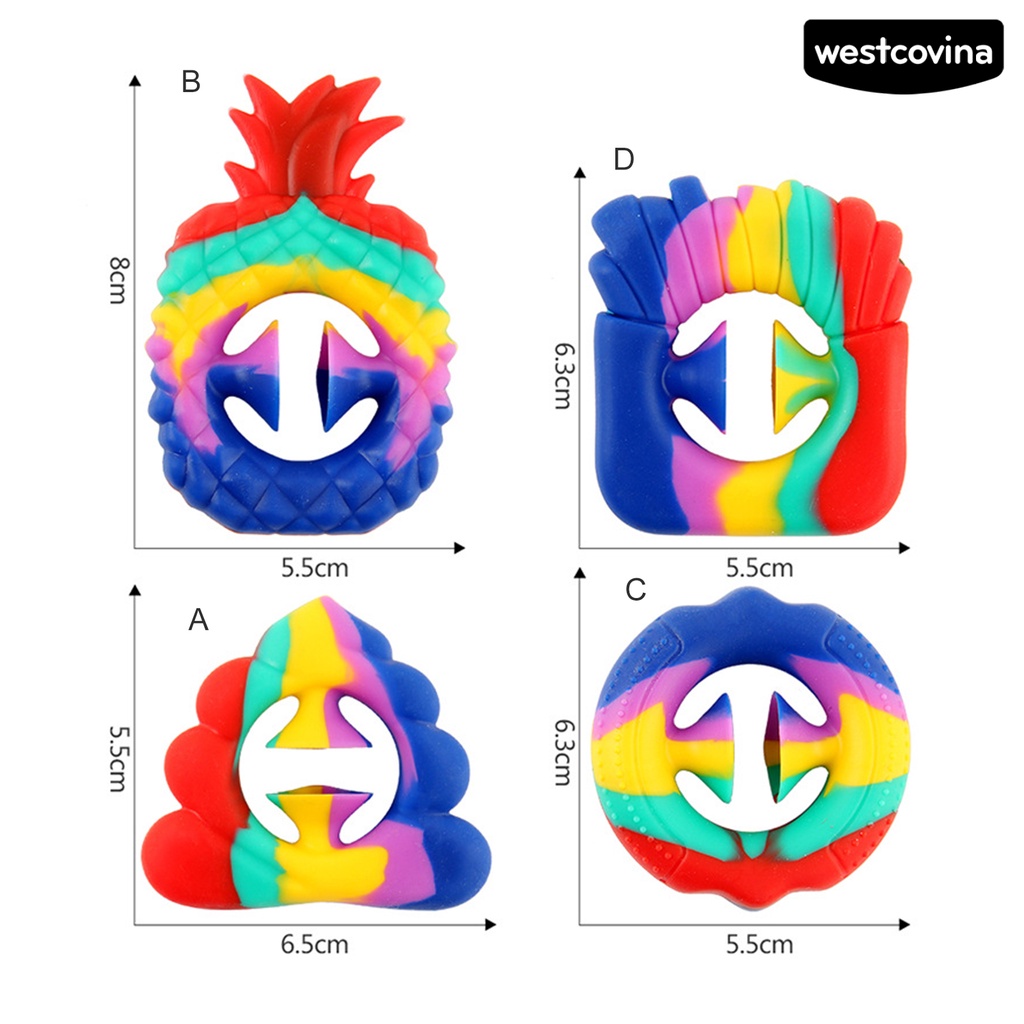 Dụng Cụ Tập Luyện Ngón Tay Giảm Căng Thẳng Hình Trái Cây