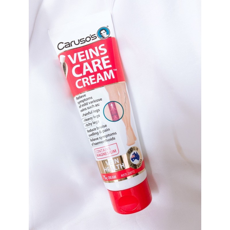 Kem suy giãn tĩnh mạch Carusos Veins Care Cream 75g của Úc | BigBuy360 - bigbuy360.vn