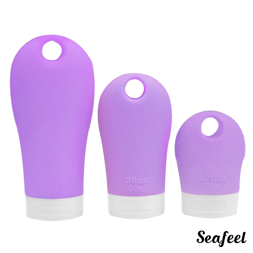 🌊 (Hàng Mới Về) Tuýp Silicone Rỗng 38 / 60 / 90ml Dùng Chiết Mỹ Phẩm Khi Đi Du Lịch