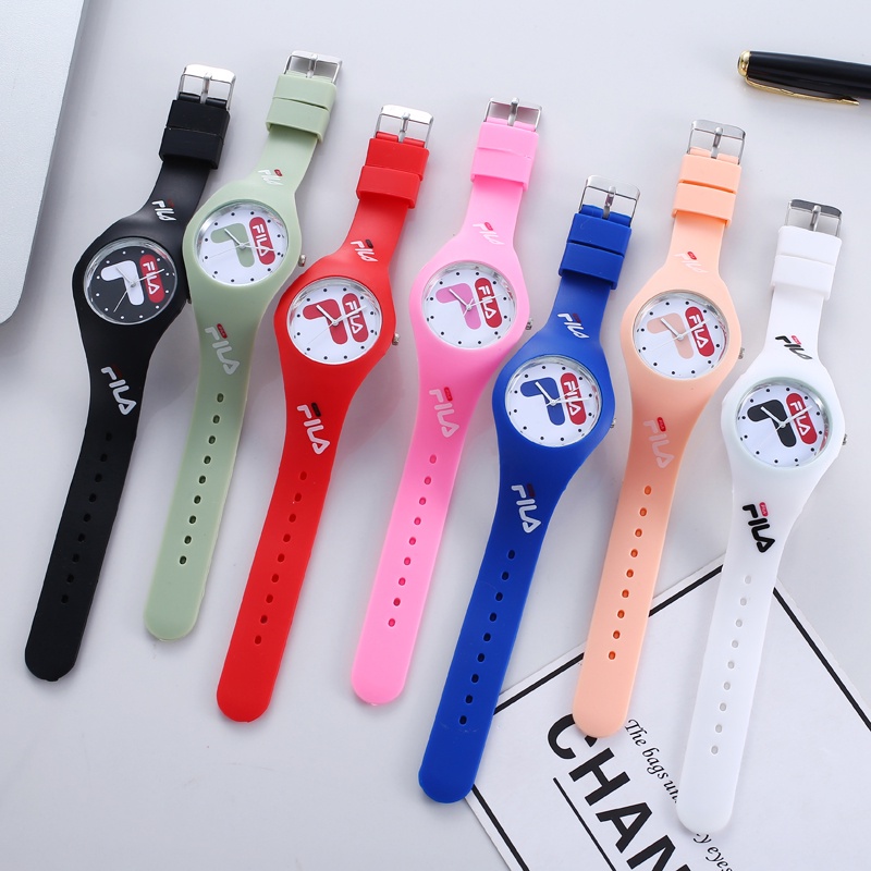 Đồng Hồ Quartz Dây Silicone Thời Trang 2023