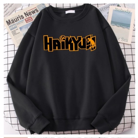 ÁO SWEATER UNISEX CHẤT NỈ BÔNG  in chữ HAIKYUN