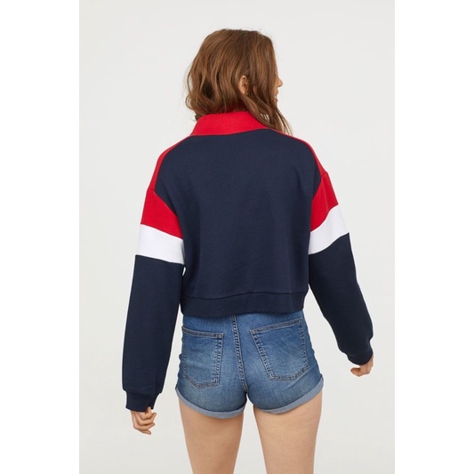 Áo nỉ croptop size S from H&M