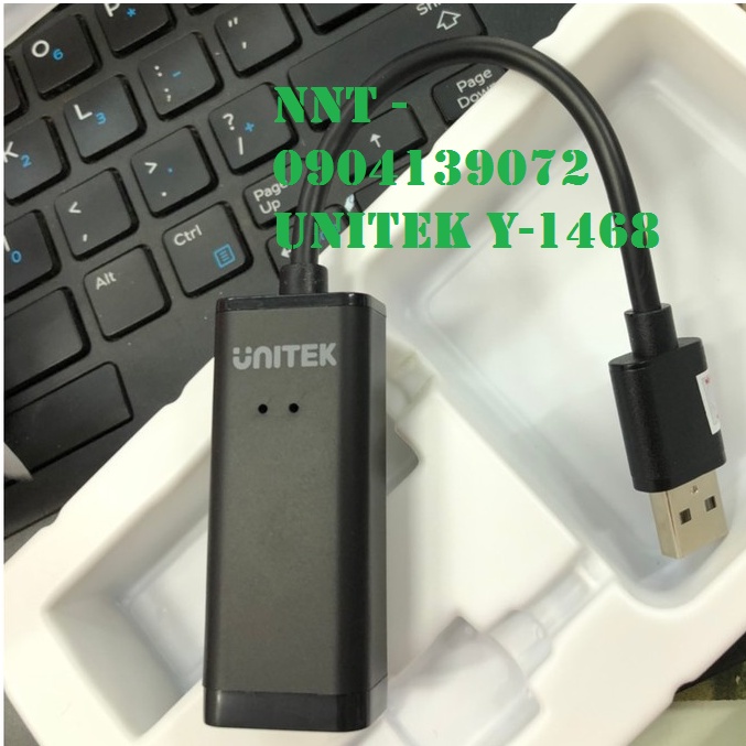 Cáp chuyển đổi USB LAN 2.0 UNITEK Y1468 .CÁP USB 2.0 to LAN UNITEK Y-1468 - y1468
