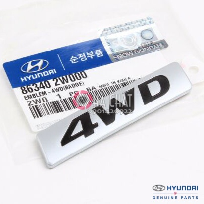 Logo chữ nổi HYUNDAI SANTAFE PREMIUM CRDi 4WD MLX 🚘 nhập khẩu HYUNDAI MOBIS Hàn Quốc 🎯 Bảo hành 100% là hàng chính hãng