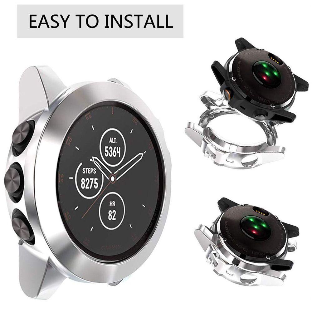 MYRONGVN Ốp Bảo Vệ Mặt Đồng Hồ Thông Minh Garmin Fenix 5X
