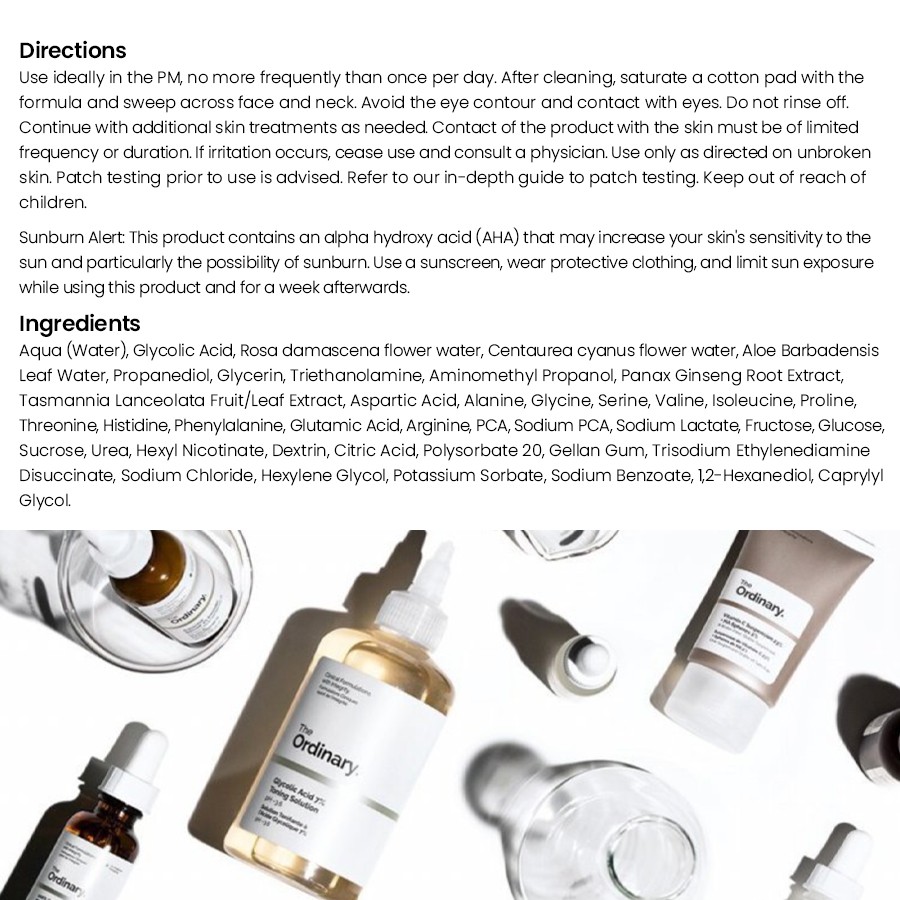 (Hàng Mới Về) Dung Dịch Glycolic Acid 7% Toning 240ml | BigBuy360 - bigbuy360.vn