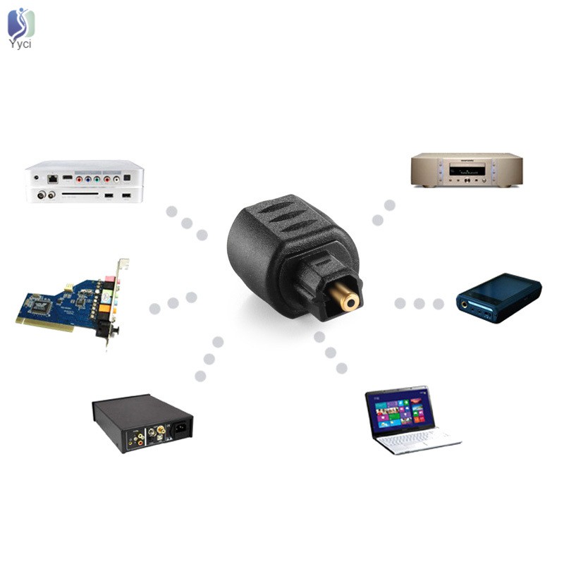 Bộ chuyển đổi âm thanh quang học giắc cắm 3.5mm sang phích cắm mini